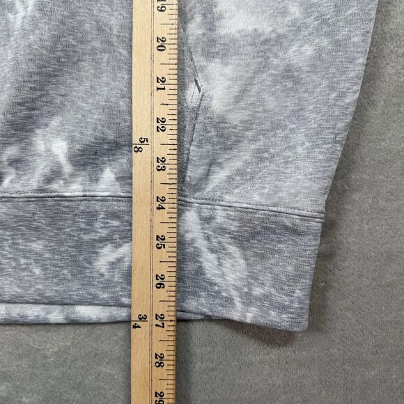 Nike Icon Clash Training Hoodie Women’s Small Gray White Oversized Logo Sport - Picture 7 of 9